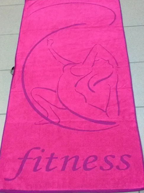 Ręcznik Fitness 50x90 RĘCZNIK Bambus Róż-Fiolet Zwoltex Nowość!