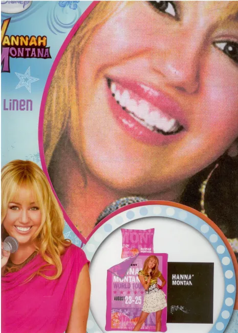 Pościel Hannah Montana 160x200 różowa 5148 w karo.waw.pl