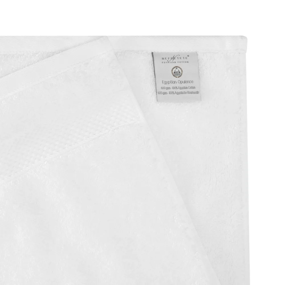 Ręcznik Opulence 40x60 biały z bawełny    egipskiej 600 g/m2 Nefretete