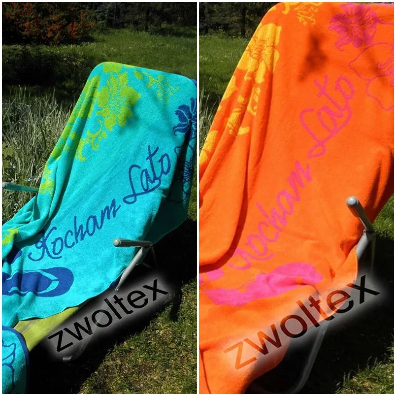 Ręcznik plażowy Jantar 100x160 Kocham Lato Zwoltex
