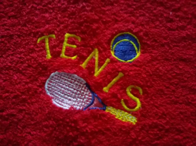 Ręcznik Kalia 23 50x100 czerwony 5292 z haftem Tenis Zwoltex Niska cena