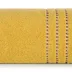 Ręcznik 30x50 Fiore musztardowy 500g/m2 frotte Eurofirany ozdobiony bordiurą w postaci cienkich paseczków