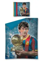 Pościel bawełniana 140x200 Messi 5709 Lionel MS-01 Detexpol