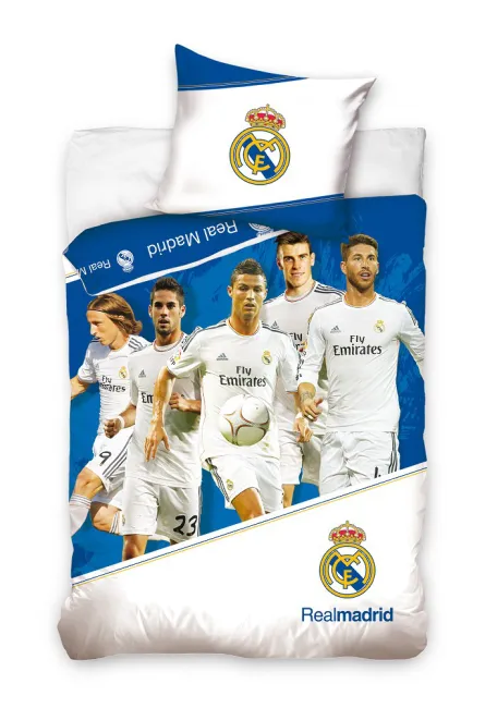 Pościel Real Madryt 160x200 C 1529 Ronaldo i Piłkarze Rela Madrid