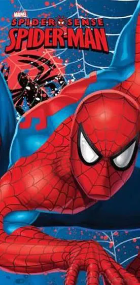 Ręcznik Spiderman 70x140 Czarny Pająk 1696 Detexpol ostatnia sztuka