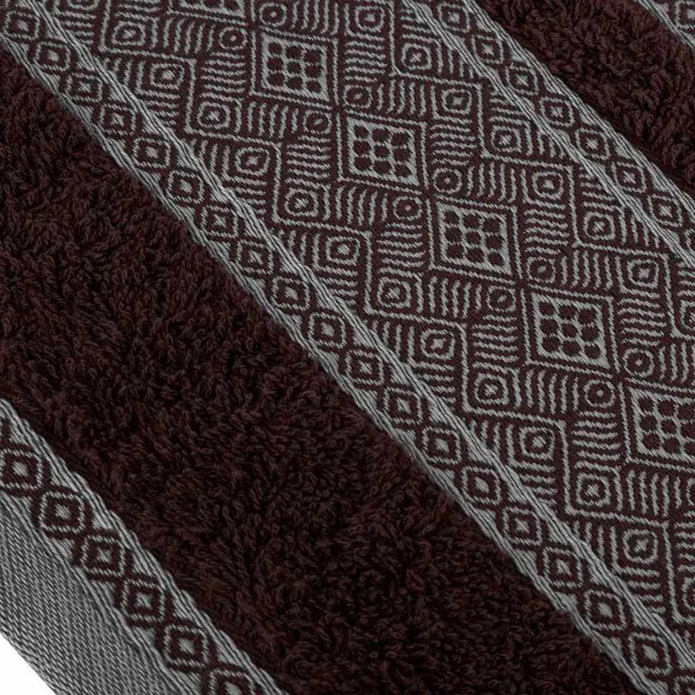 Ręcznik Panama 100x150 brązowy frotte     500g/m2