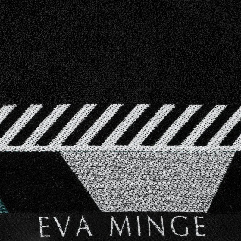 Ręcznik Eva 7 30x50 czarny frotte 485  g/m2 frotte Eva Minge Eurofirany