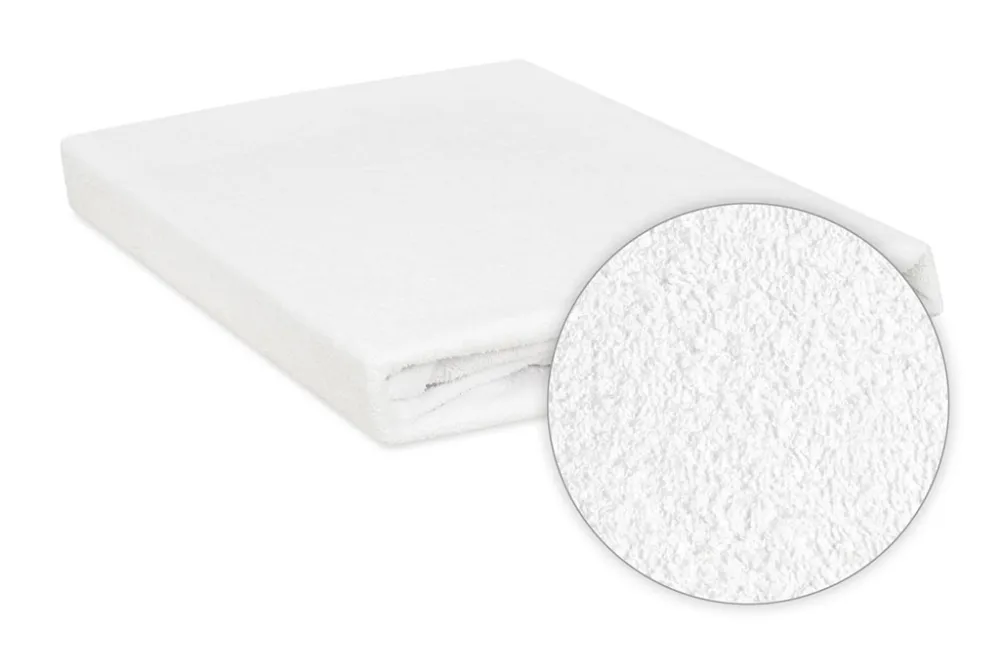 Podkład higieniczny na przewijak 160x200  nakładka nieprzemakalna frotte biała