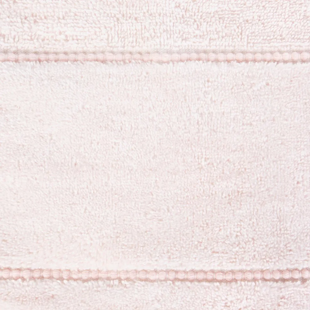 Ręcznik Mari 70x140 różowy jasny z welurową bordiurą 500g/m2 Eurofirany