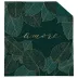 Narzuta dekoracyjna 170x210 Amore liście zielona ciemna złota K_63 112 Bedspread