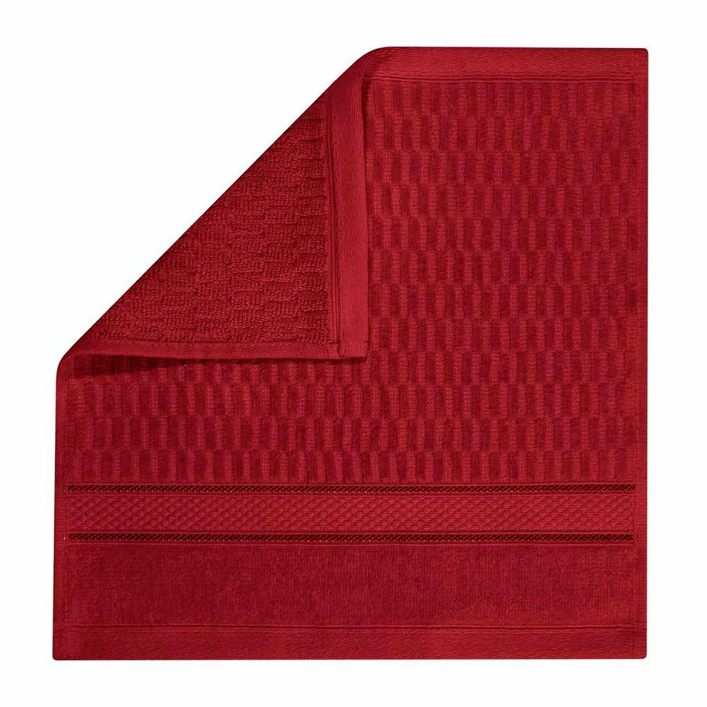 Ręcznik Peru 50x90 czerwony welurowy  500g/m2