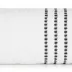 Ręcznik 30x50 Fiore biały 500g/m2 frotte Eurofirany ozdobiony bordiurą w postaci cienkich paseczków
