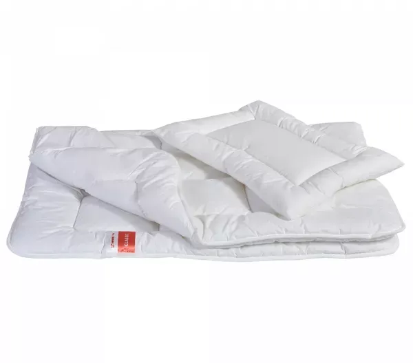 Kołdra dla dzieci 90x120 poduszka 40x60 Classic biała Inter Widex