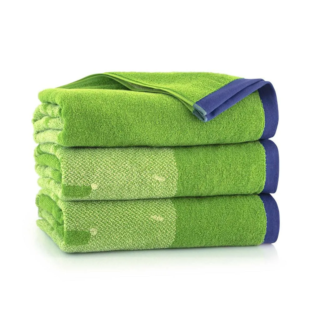 Ręcznik plażowy 100x160 Beach kiwi zielony frotte 380 g/m2 9124/1