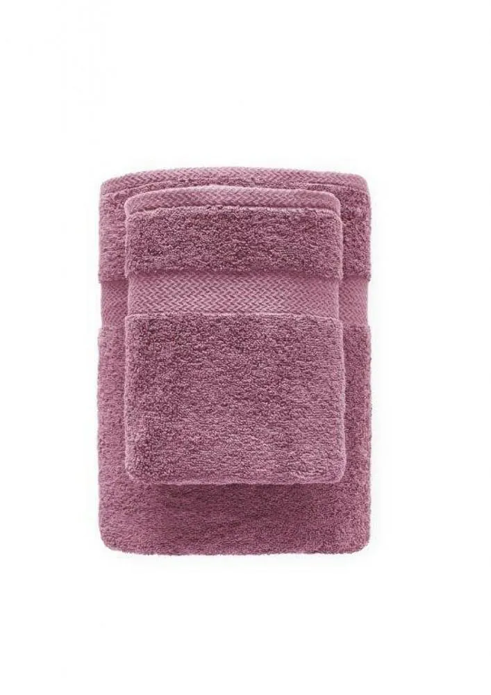 Ręcznik Fashion 70x140 różowy 550g/m2 z bordiurą frotte bawełniany jednobarwny