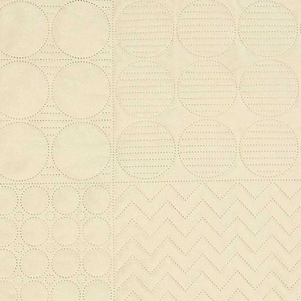 Narzuta dekoracyjna 170x210 Elegant kremowa welurowa geometryczna dwustronna Darymex