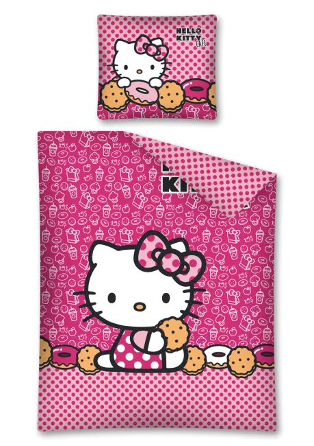 Pościel Hello Kitty 140x200 D Ciasteczka 4136