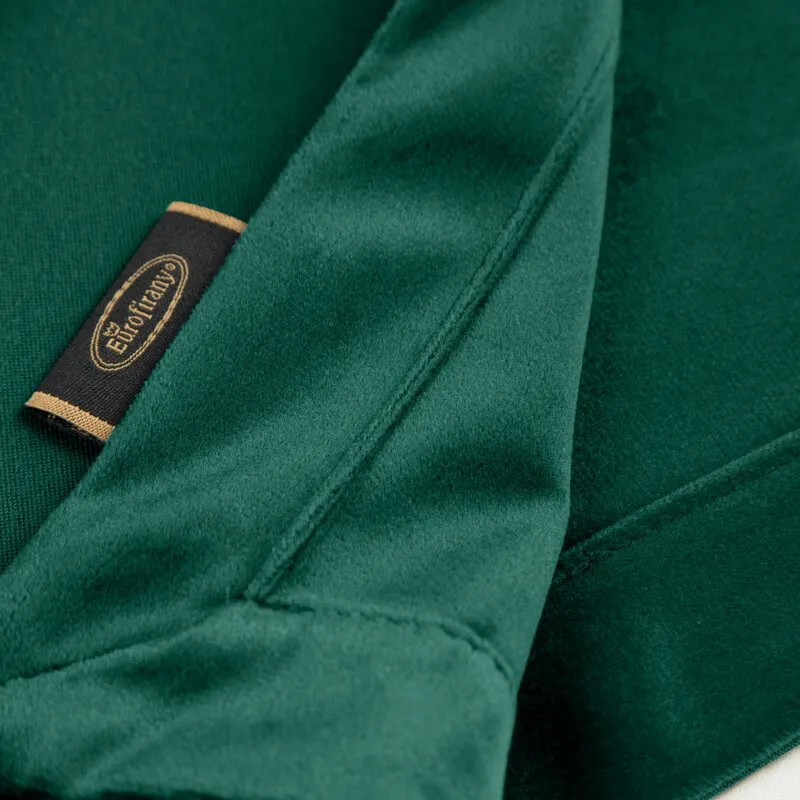 Obrus dekoracyjny 30x40 Velvet serweta podkładka zielony ciemny welurowy komplet 4 szt Eurofirany