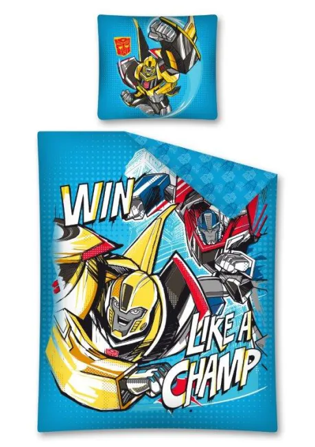 Pościel bawełniana 160x200 Transformers Win Likea Champ roboty TRF 07 6881