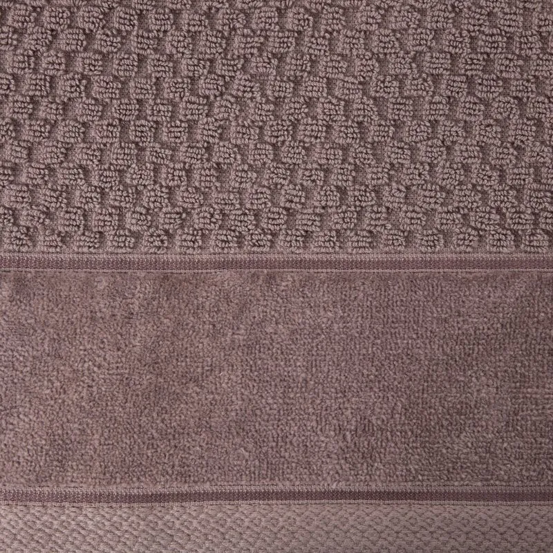 Ręcznik Frida 30x50 brązowy jasny frotte  500g/m2 Eurofirany