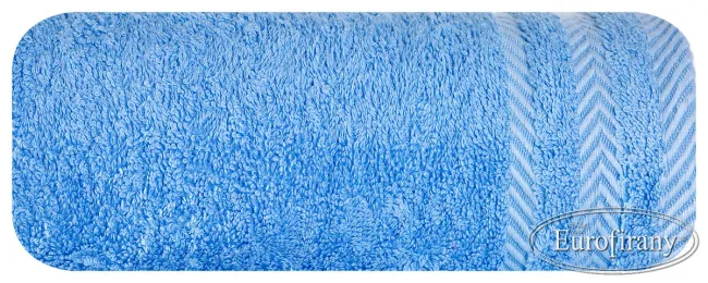 Ręcznik Mona  30x50 12 niebieski frotte 500 g/m2 Eurofirany