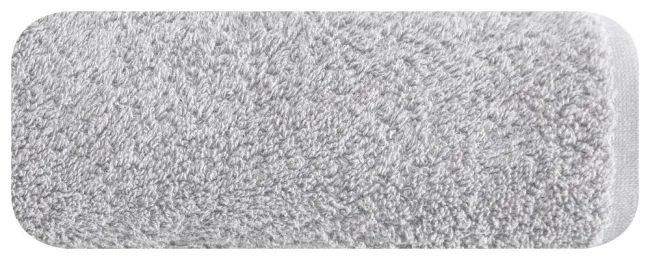 Ręcznik Gładki 5 70x140 04 srebrny 480g/m2 frotte Eurofirany