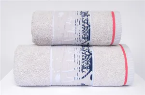 Ręcznik Kriti 50x90 popielaty 450 g/m2  Greno