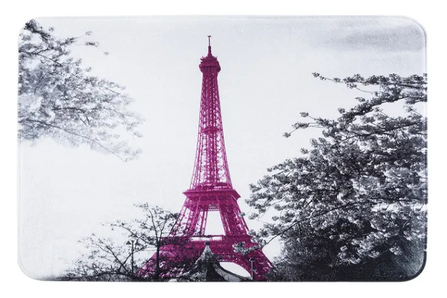 Dywanik łazienkowy 60x90 Eiffel  Wieża Eiffla Eurofirany