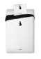Pościel bawełniana 160x200 iPościel telefon młodzieżowa 016 iPhone Smartfon biała czarna gruszka iPoszwa iPoszewka 7070