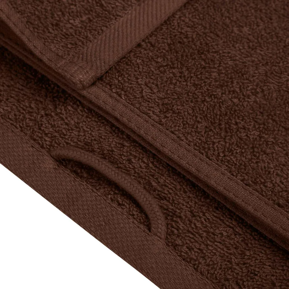 Ręcznik SPA 30x30 brązowy hotelowy do  sauny 450 g/m2