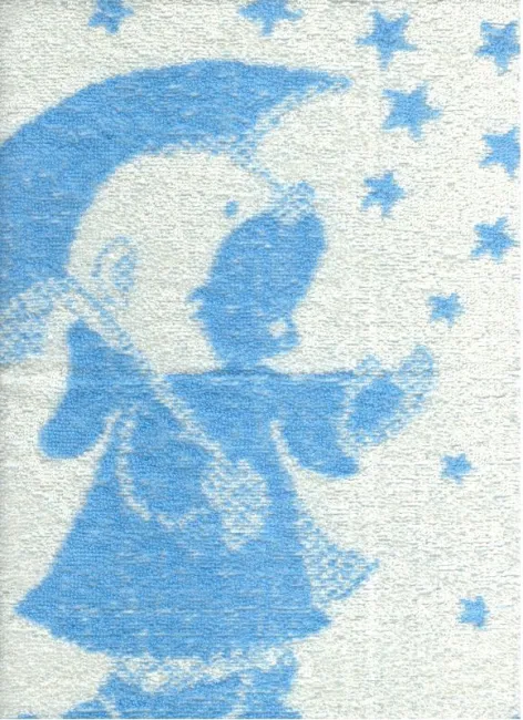Ręcznik Nutka Frotte 30x50 Niebieski 6936/1 Zwoltex