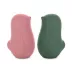 Zabawki kąpielowe silikonowe Love bird  2 szt. różowa zielona 6m+ PETITE&MARS