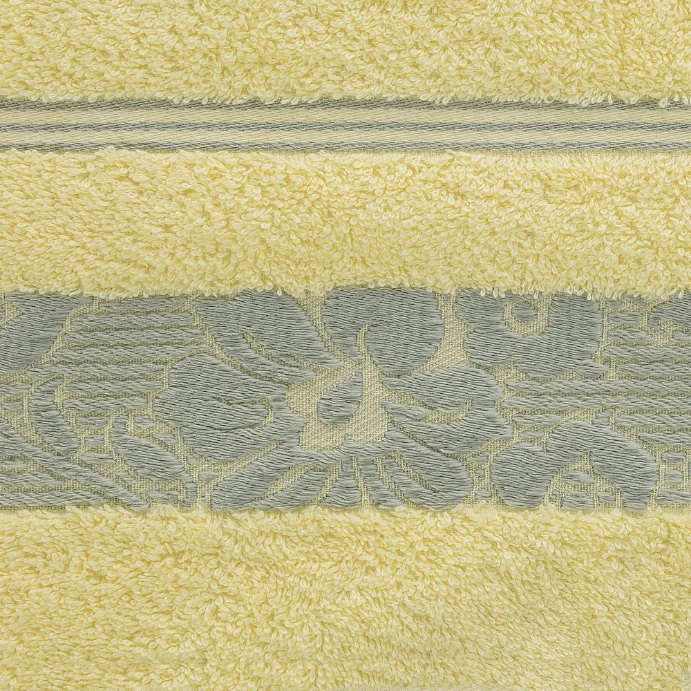 Ręcznik Sylwia 70x140 16 jasny żółty 500g/m2 Eurofirany