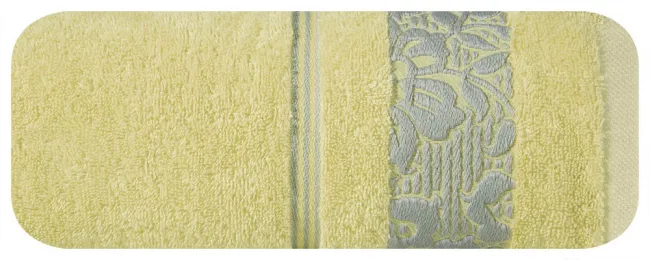 Ręcznik Sylwia 70x140 16 jasny żółty 500g/m2 Eurofirany