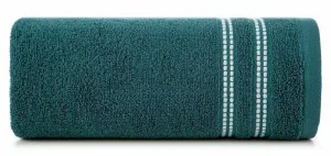 Ręcznik Ally 50x90 turkusowy frotte 500   g/m2 Eurofirany