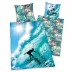 Pościel bawełniana 140x200 Surfer Hawaje  poszewka morska niebieska 70x90 H23