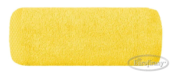 Ręcznik Gładki 1 50x90 06 żółty 400 g/m2 frotte Eurofirany