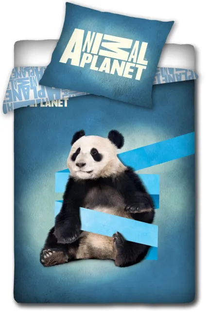 Pościel Miś Panda Animal Planet 160x200 Contra Nowość