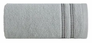 Ręcznik Ally 70x140 srebrny frotte 500    g/m2 Eurofirany