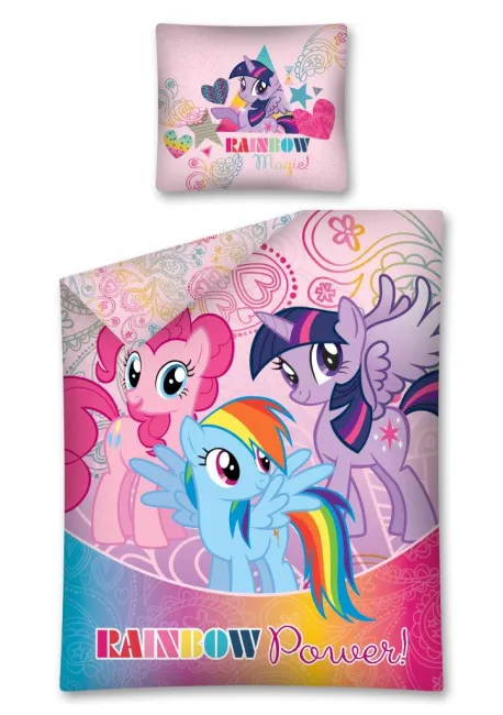 Pościel Kucyki Pony 140x200 D Rainbow Magic 6048