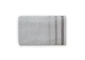 Ręcznik Sagitta 70x140 srebrny pianka  frotte 500 g/m2 Faro