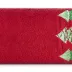 Ręcznik Santa 70x140 czerwony choinki  świąteczny 17 450 g/m2 Eurofirany