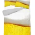Pościel z mikrofibry 3D 160x200 żółta biała piwo z pianką 4219 A mikro 07