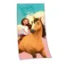 Ręcznik plażowy 75x150 Spirit koń         kolorowy dziecięcy bawełniany H23