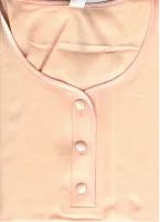 Piżama damska krótka satynowa 113 rozmiar  XL łososiowa z wiskozą. Rzeczywisty kolor