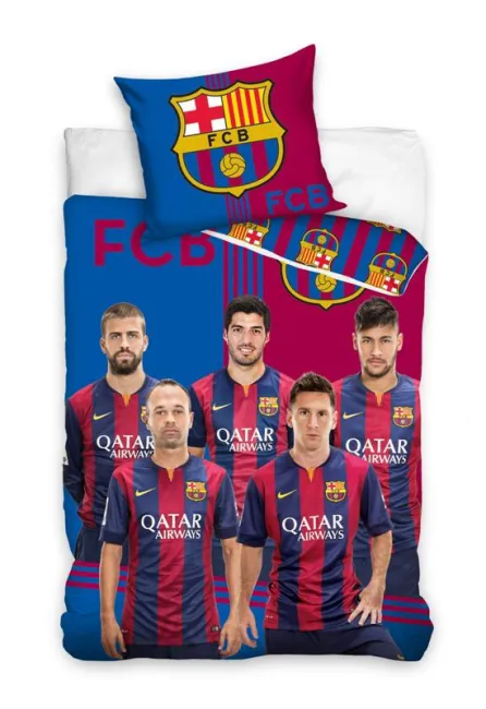 Pościel FC Barcelona 140x200 Barcelona Messi Team C  5411