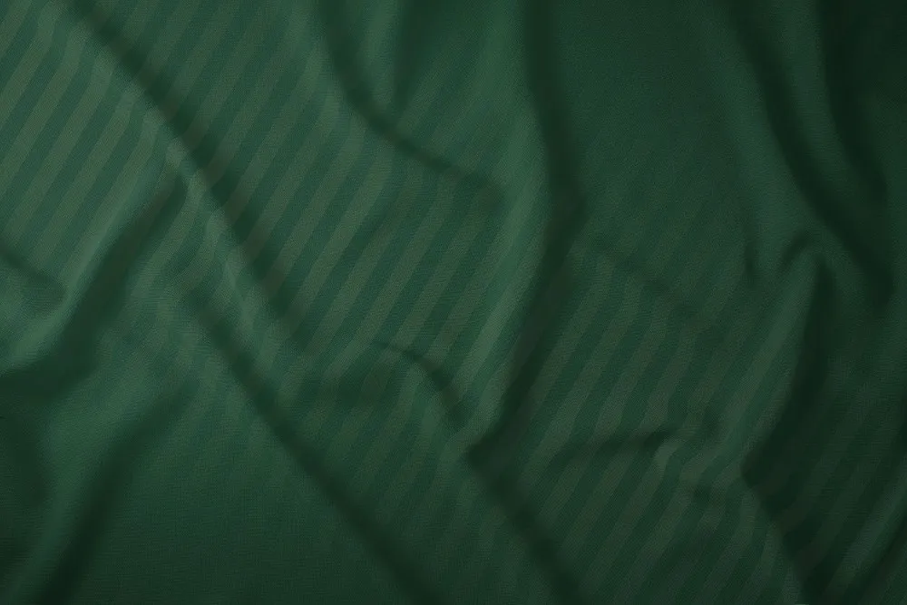 Pościel adamaszkowa 180x200 zielona  ciemna jednobarwna paski 1 cm Pure