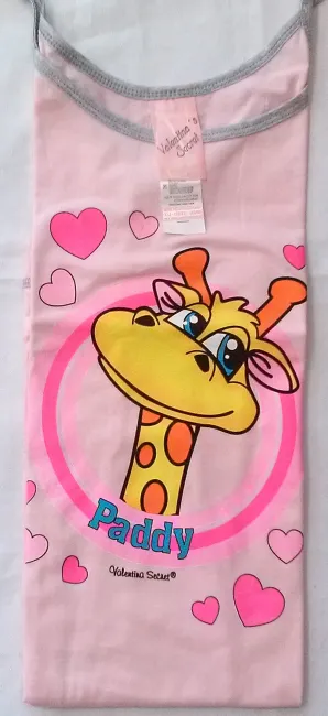 Szlafrok damski + koszulka różowa żyrafa M13 XL Niska cena
