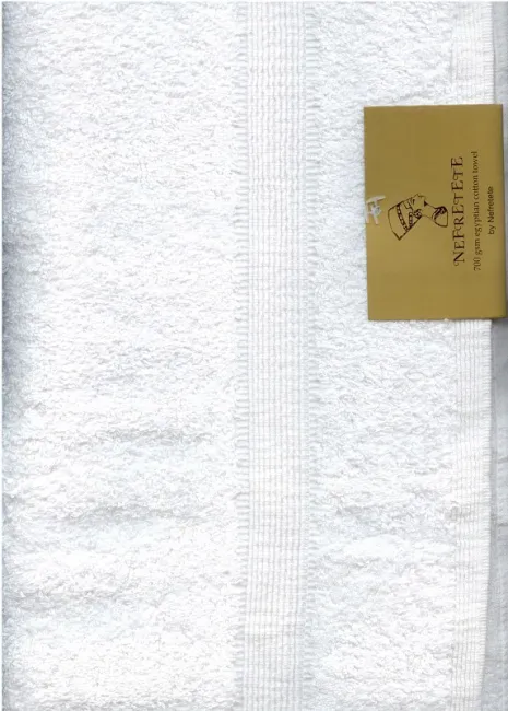 Ręcznik Nefretete z bawełny egipskiej 50x90 Biały P301 700g Gruby