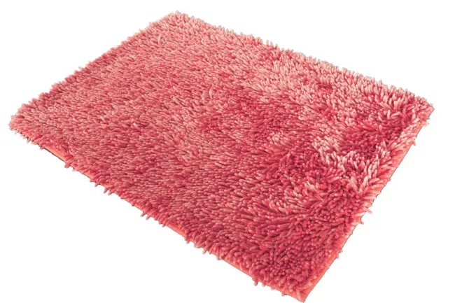 Dywanik łazienkowy 50x70 Shaggy różowy frędzle Eurofirany